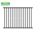 Factory price spear double rail steel fence panel